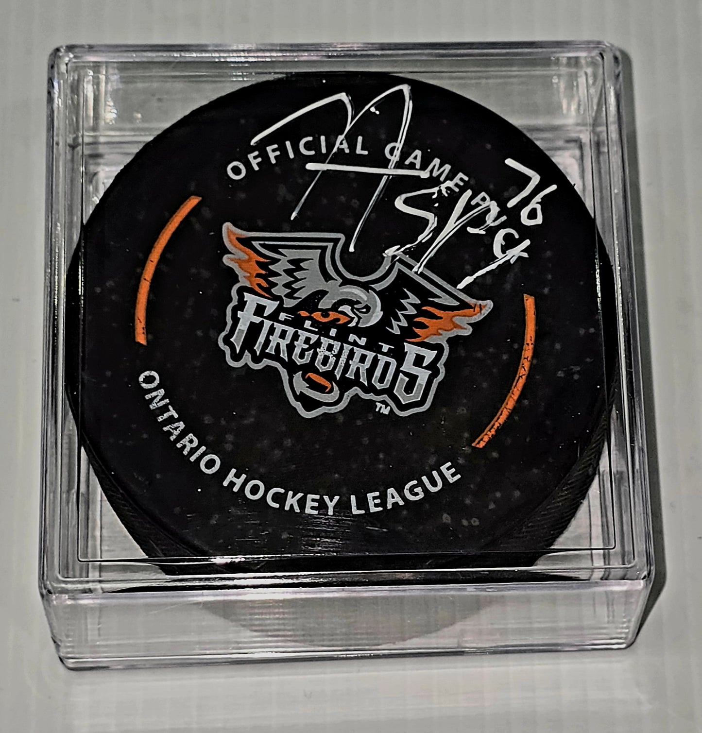 N. Aspinall #76 Goal Puck (3/13/2024)