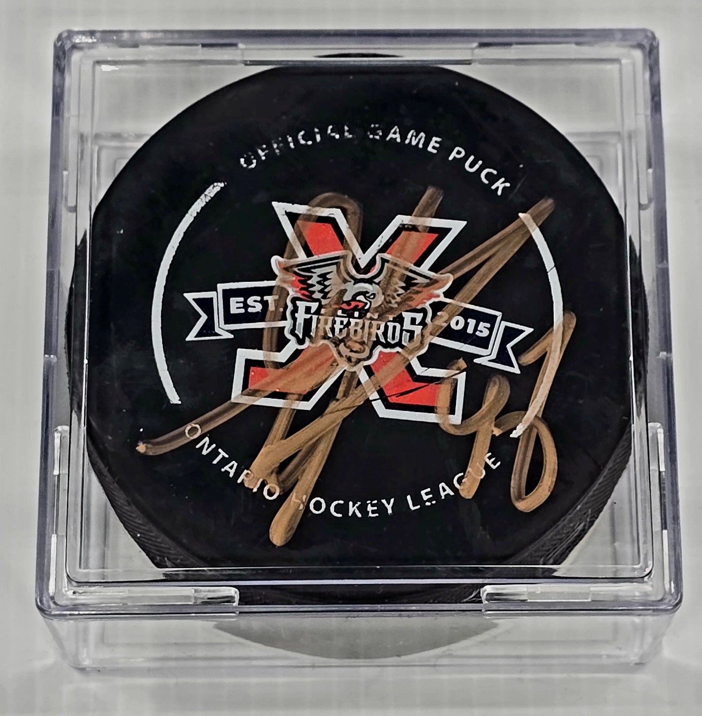 A. Kostov #47 Goal Puck (12-14-2024)
