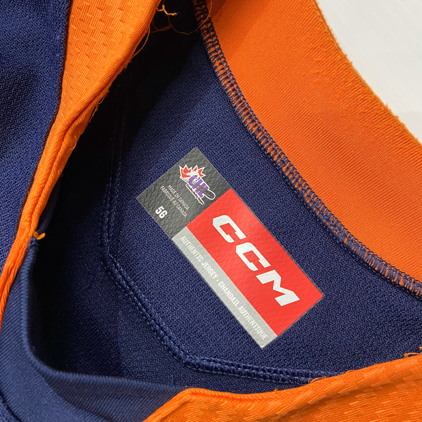 #59 Blank Authentic CCM Navy Jersey 2023-2024