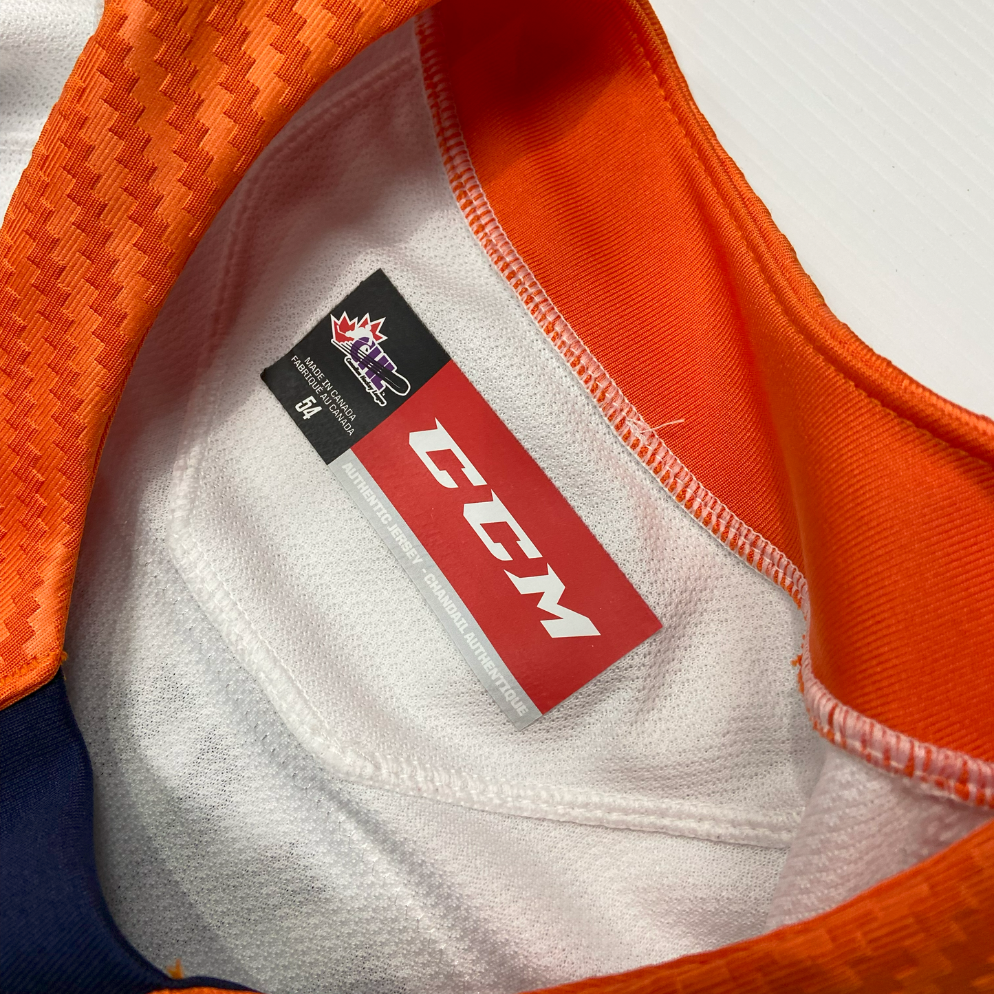 23/24 Season Authentic CCM White Jersey: Worn by Taylor #4