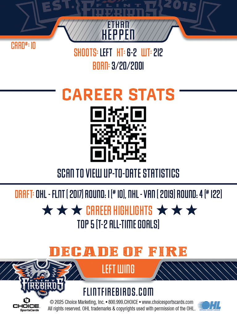 Decade Card E. Keppen #10