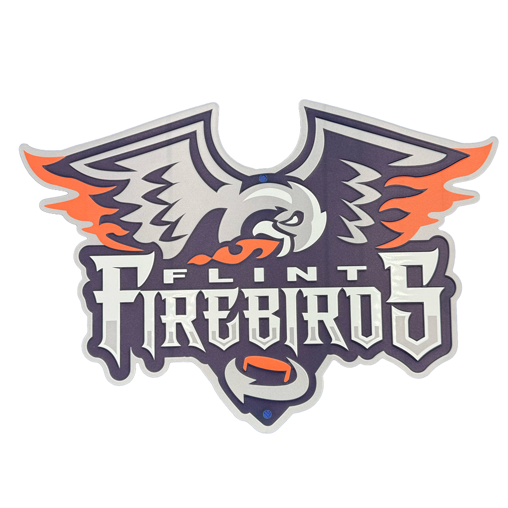 Metal Firebirds Logo Sign