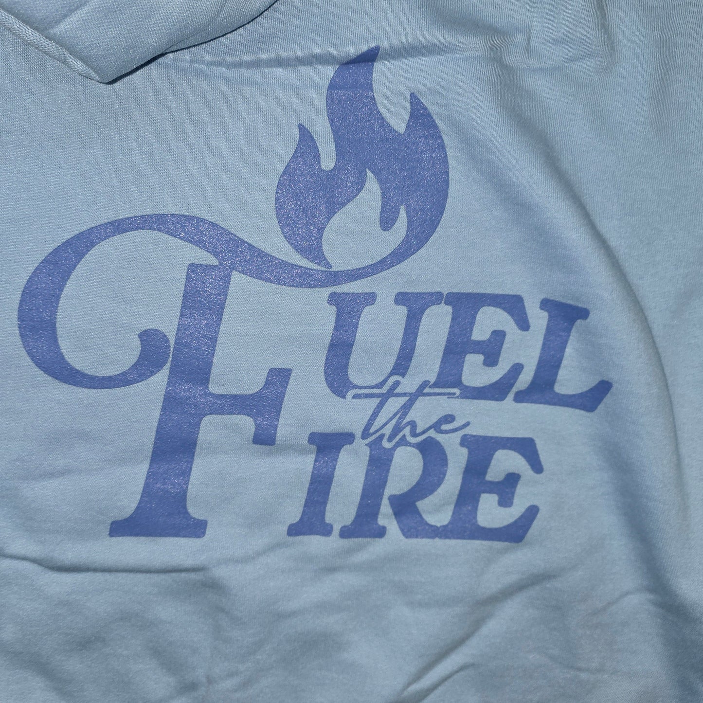 Light Blue Fuel the Fire Hoodie
