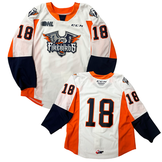 2023-2024 Authentic CCM White Jersey #18 Blank