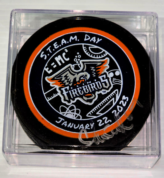 Slavicek #61 Goal Puck (3/4/2023)