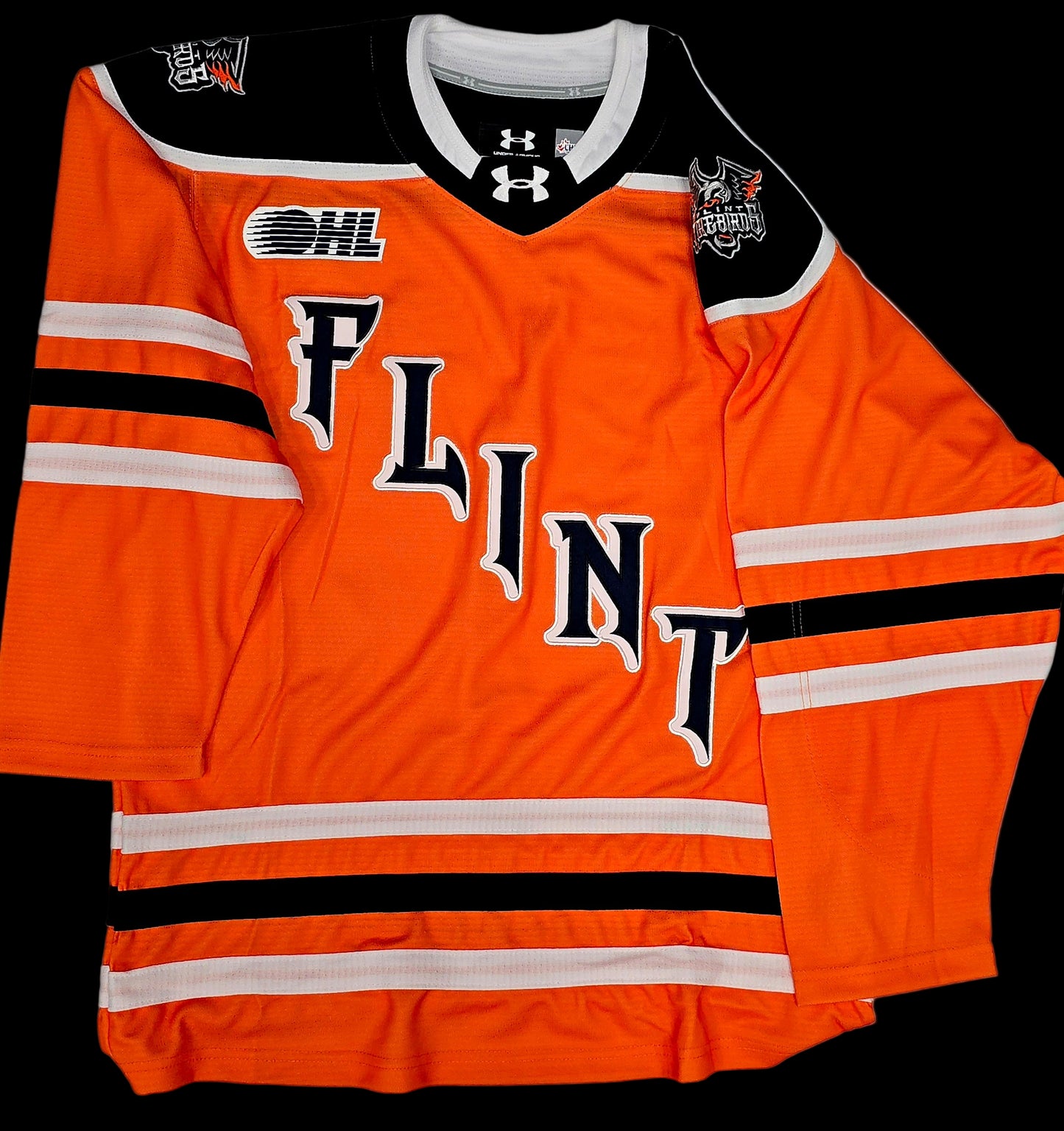 Orange Under Armour Authentic Replica Jersey
