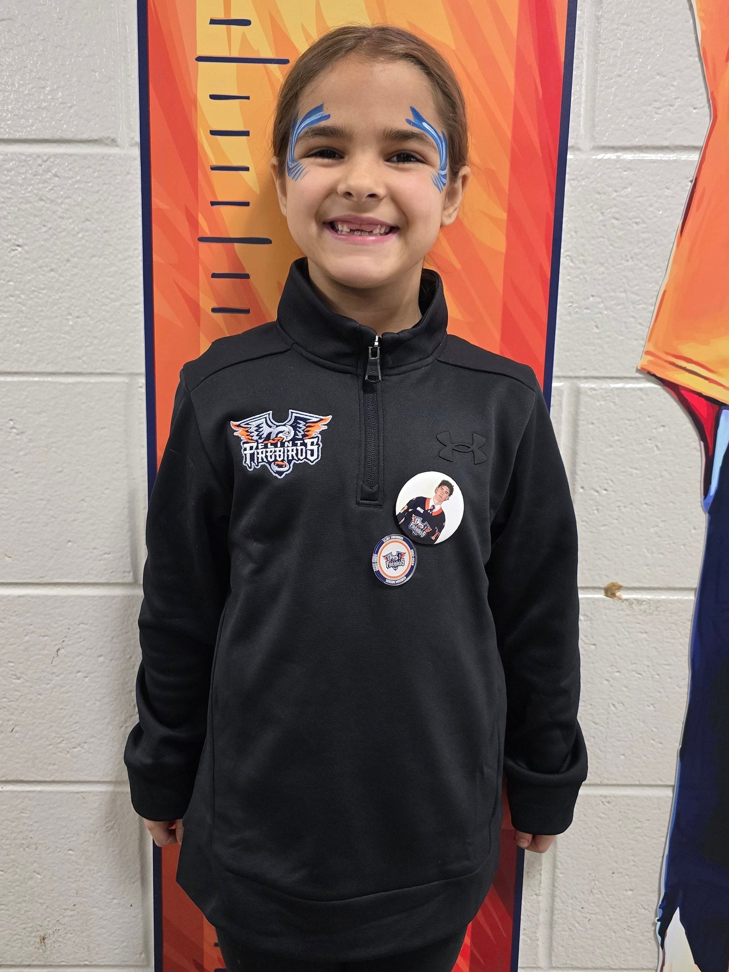 Kids Under Armour Fleece® ¼ Zip Black