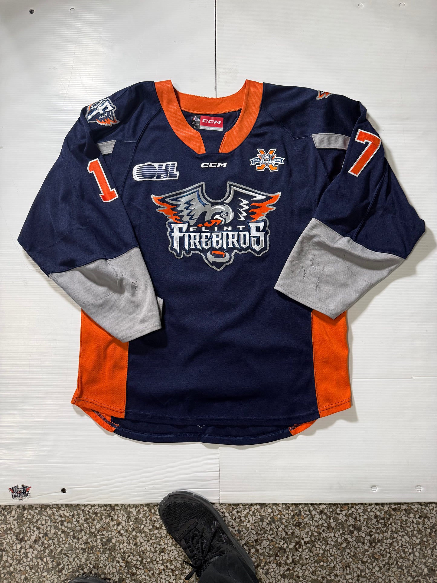 24/25 Season Authentic Navy CCM Jersey: Worn By Pitre #17