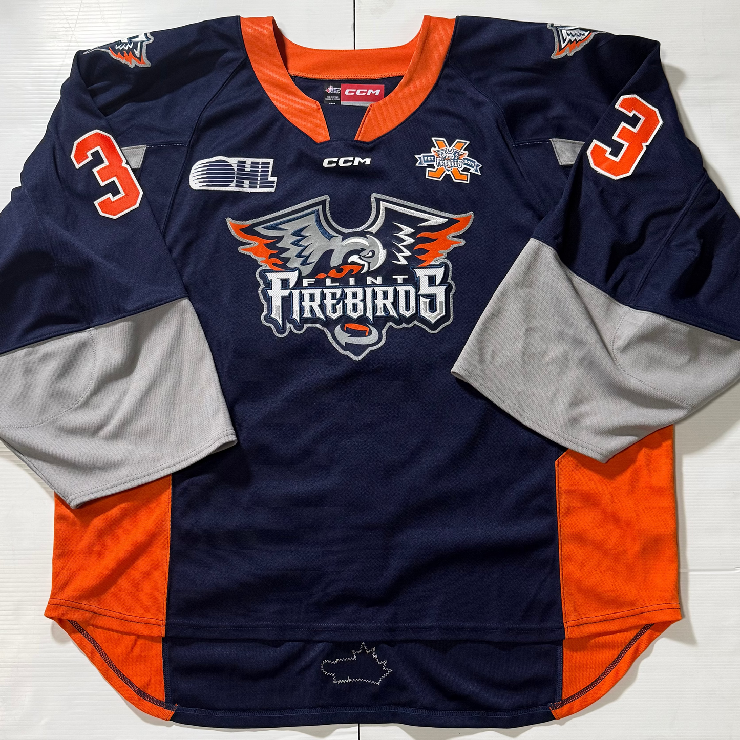 24/25 Season Authentic Navy CCM Jersey: Worn By Sutherland #33
