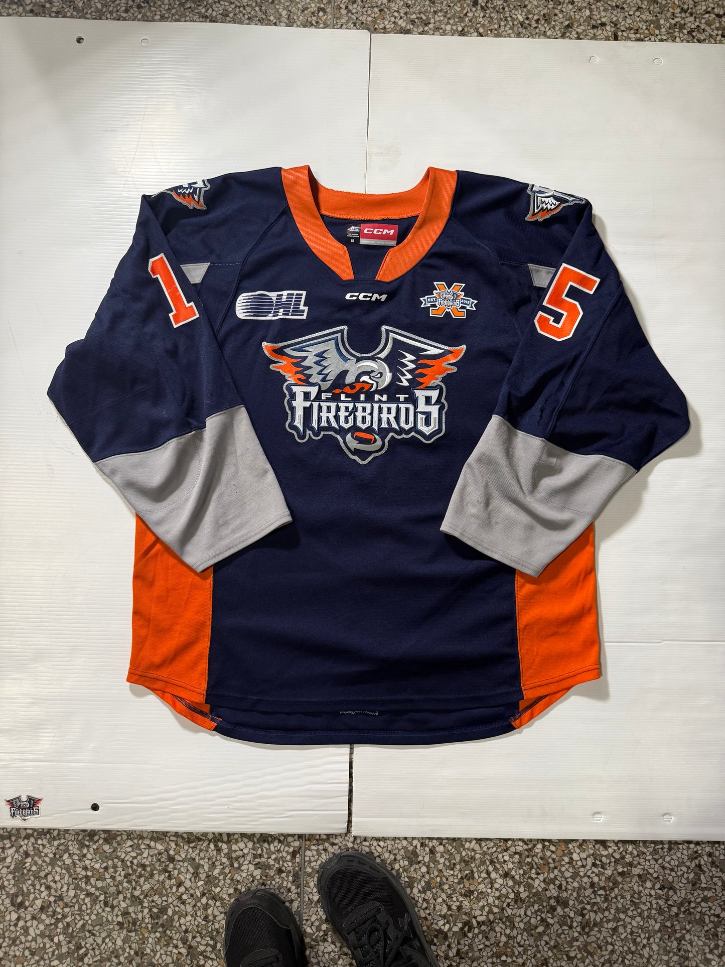 24/25 Season Authentic Navy CCM Jersey: Worn By Martin #15