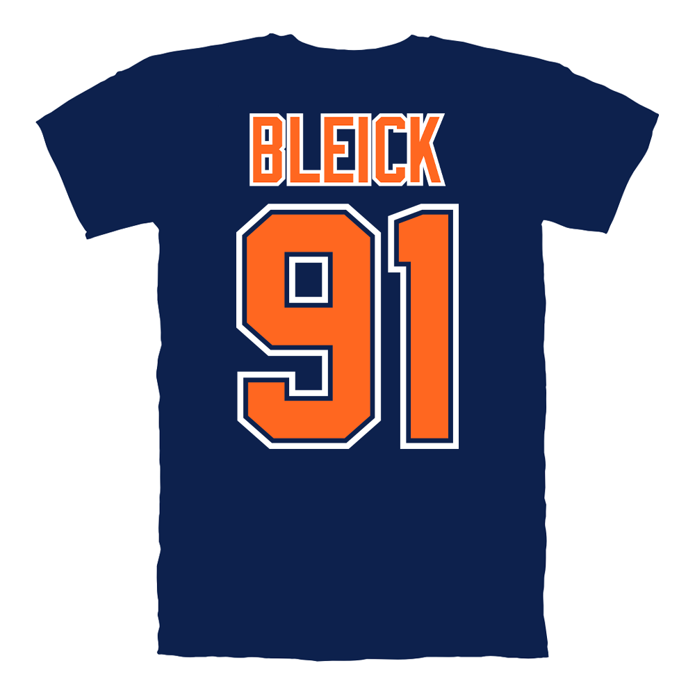 Player Name T-Shirt - Bleick #91