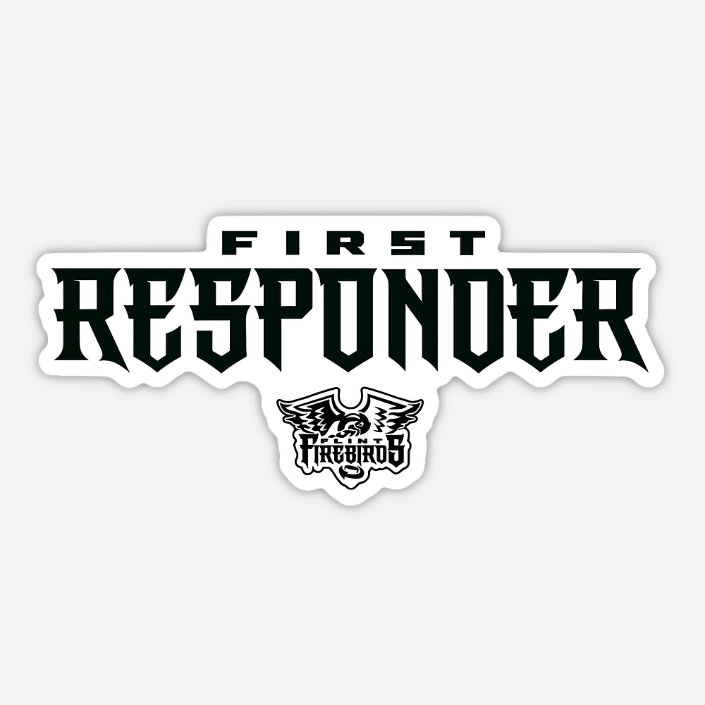 First Responder Window Cling