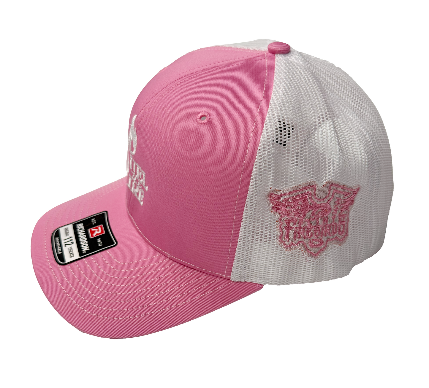 Fuel The Fire Pink Trucker Hat