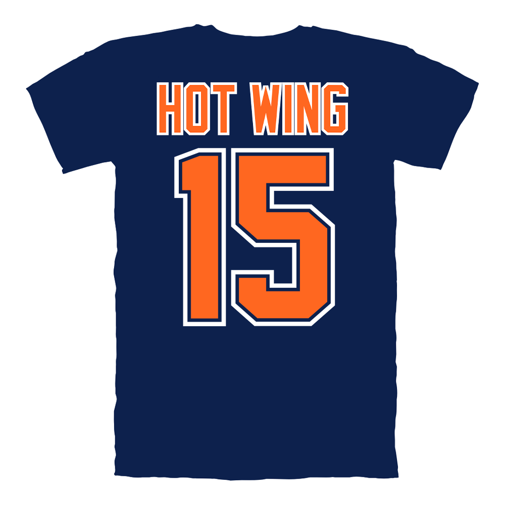 Player Name T-Shirt - HOT WING #15