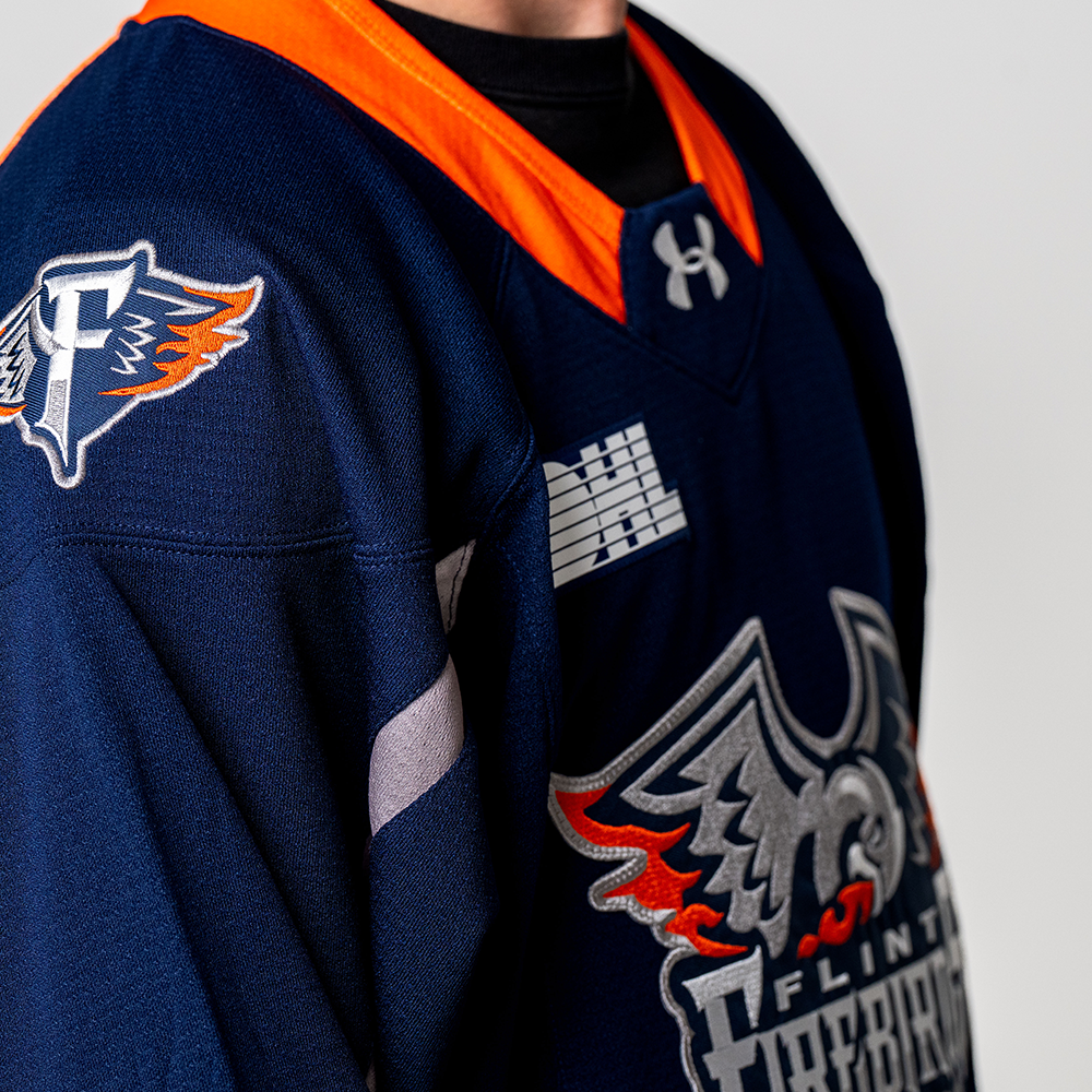 Navy Under Armour Authentic Replica Jersey