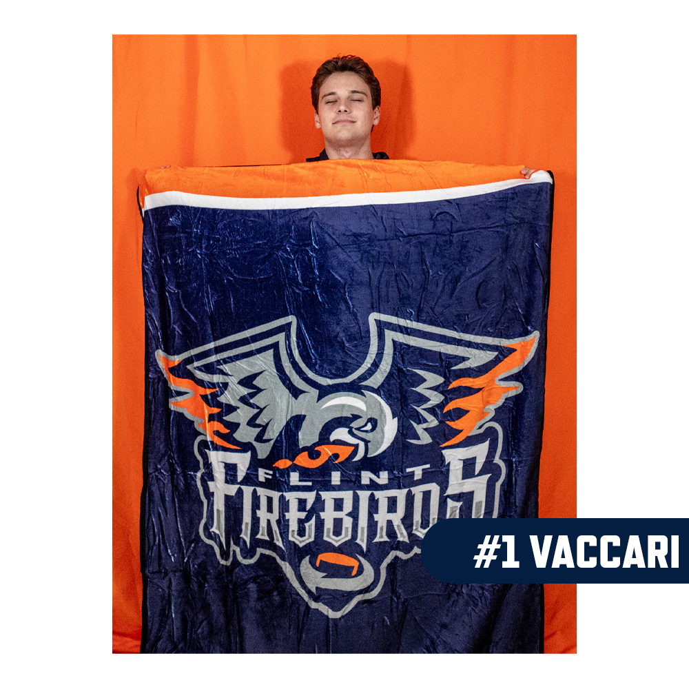 Oversized Blanket Navy Logo