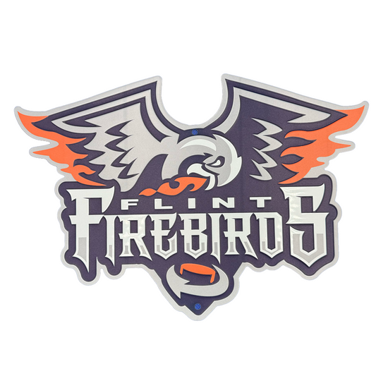 Metal Firebirds Logo Sign