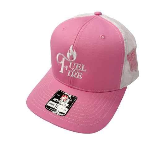 Fuel The Fire Pink Trucker Hat
