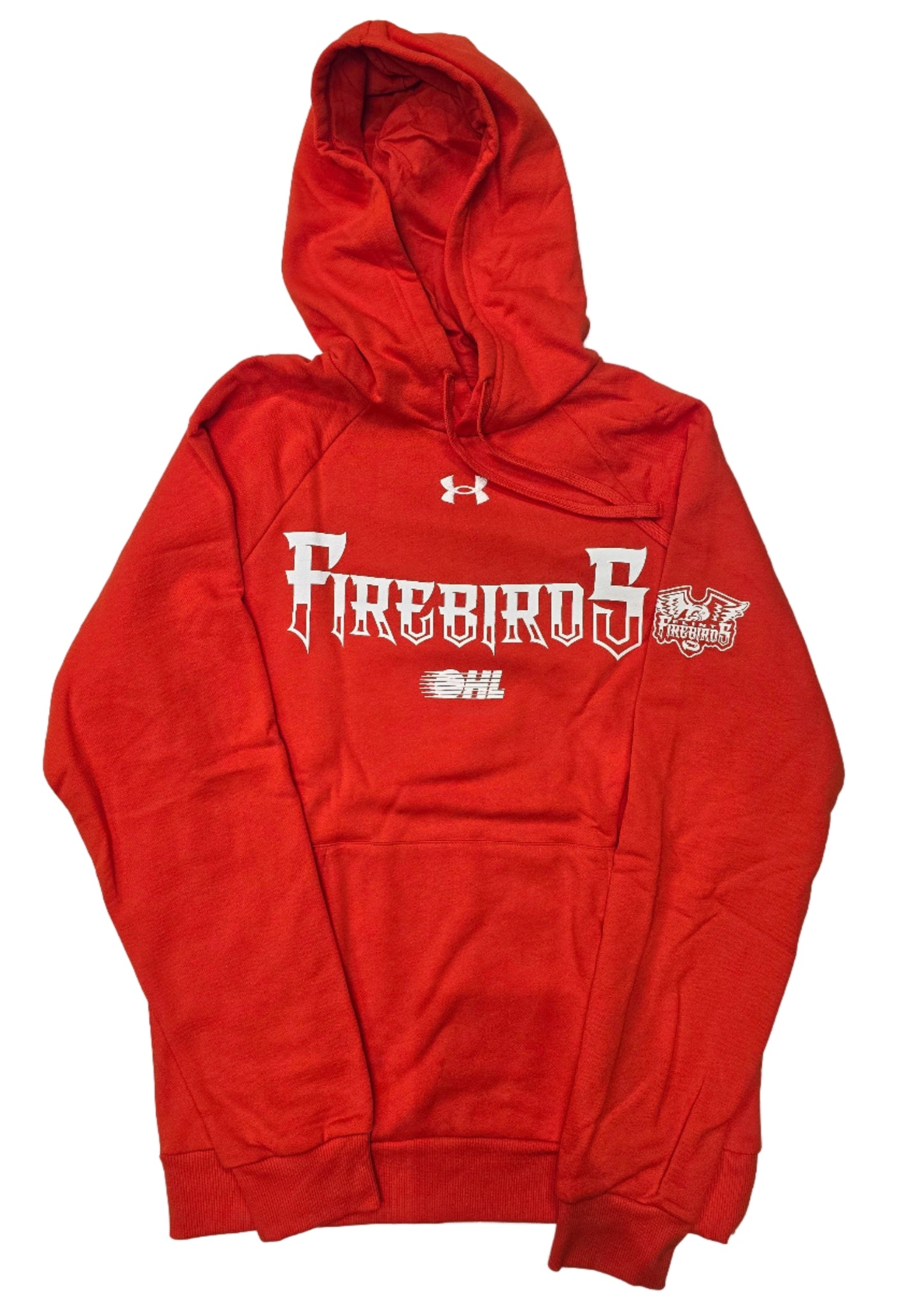 Orange Wordmark Hoodie