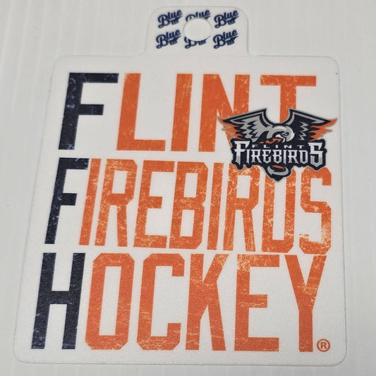 Flint Firebirds Hockey Square Sticker