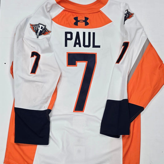 25/26 Season Authentic White Under Armour Jersey: Worn By Paul #7