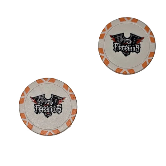 Small Firebirds Poker Chip
