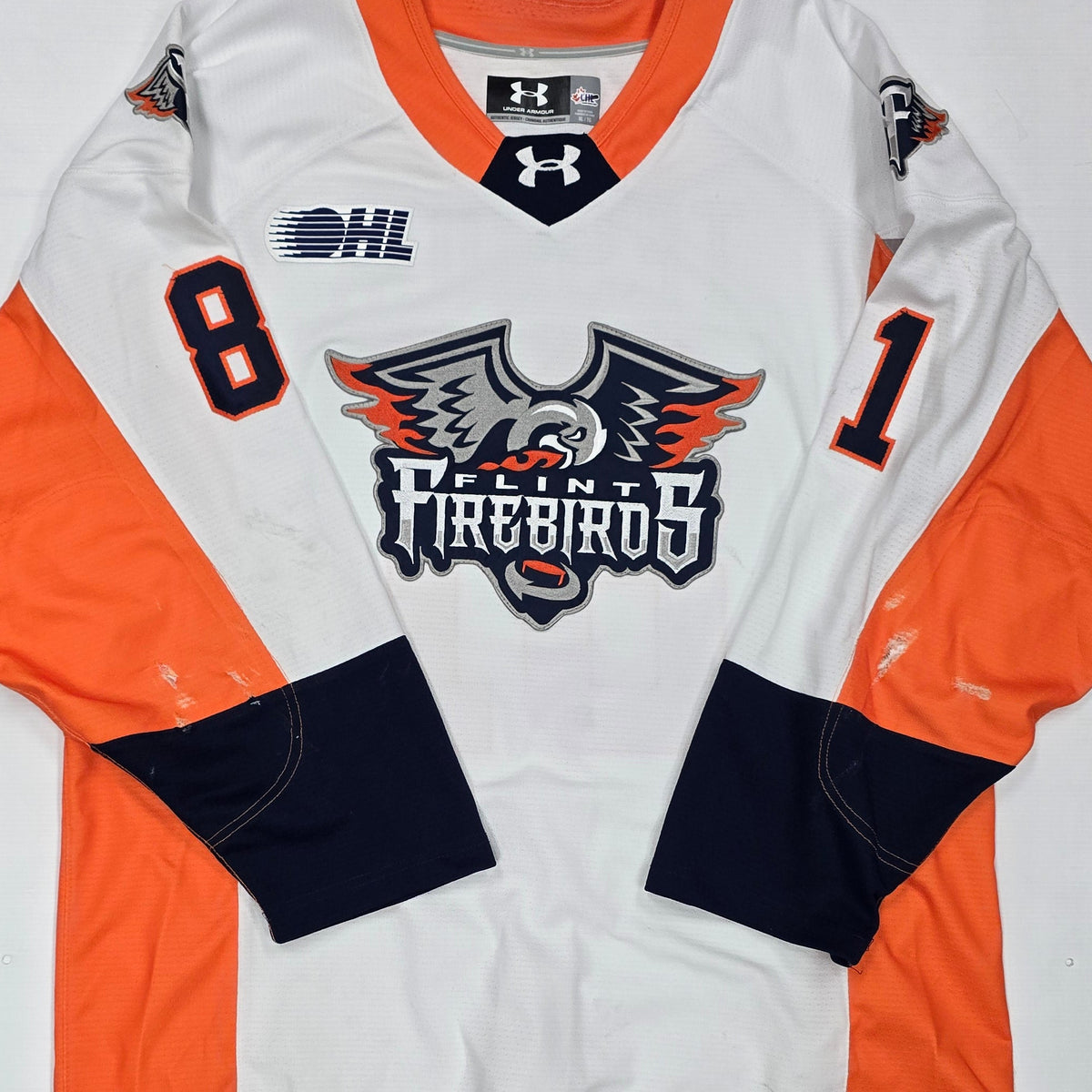 25/26 Season Authentic White Under Armour Jersey: Worn By X. Tessier #81