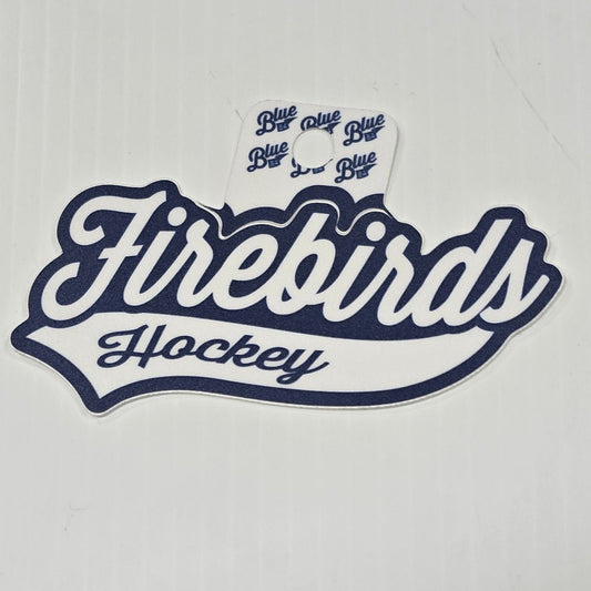 Firebirds Hockey Script Sticker