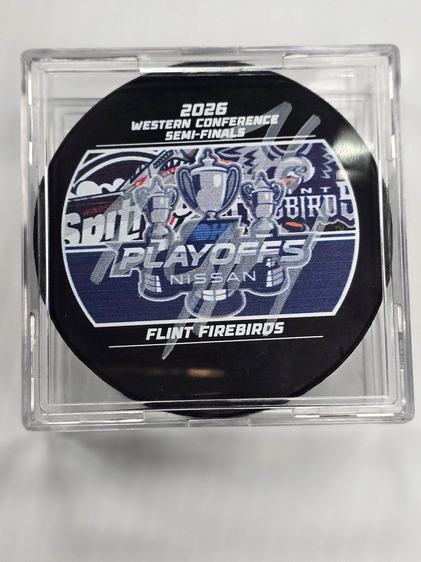 N. Aspinall #76 Playoff Goal Puck 4-16-2026